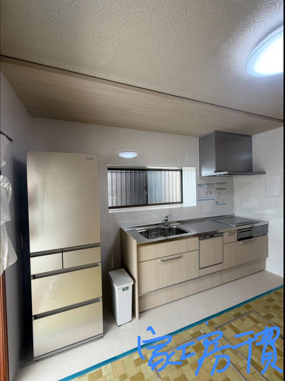 施工事例　漏水改修＋システムキッチン改修工事