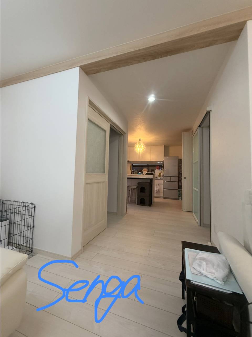 施工事例　要望を整えながら、白を基調にしたリビングリノベーション③