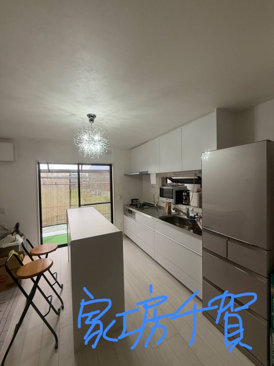 施工事例　要望を整えながら、白を基調にしたリビングリノベーション