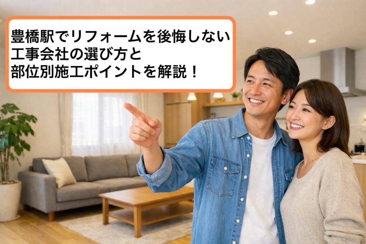 豊橋駅でリフォームを後悔しない工事会社の選び方と部位別施工ポイントを解説！