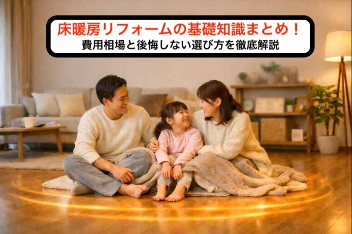 床暖房リフォームの基礎知識まとめ！費用相場と後悔しない選び方を徹底解説