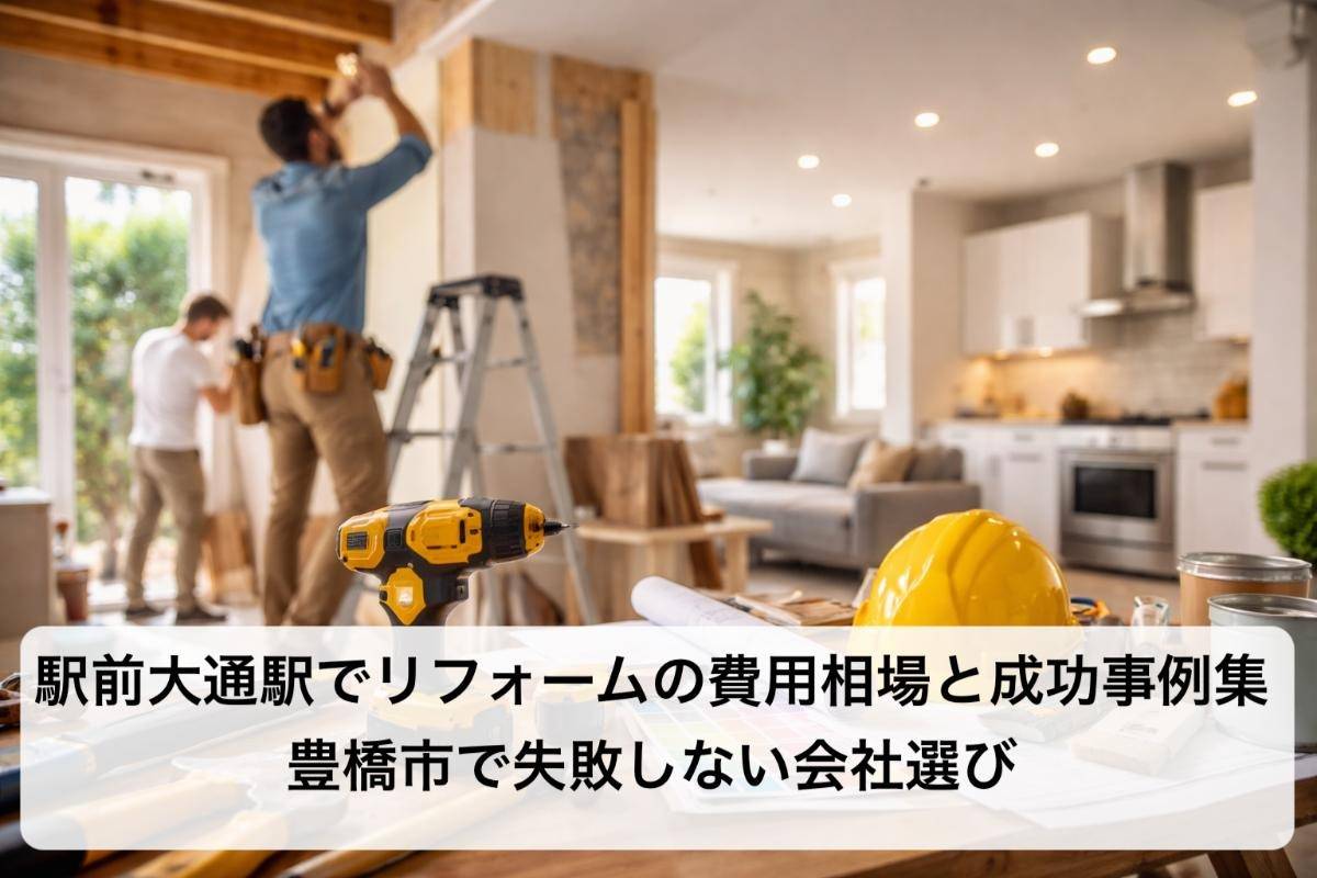 駅前大通駅でリフォームの費用相場と成功事例集｜豊橋市で失敗しない会社選び