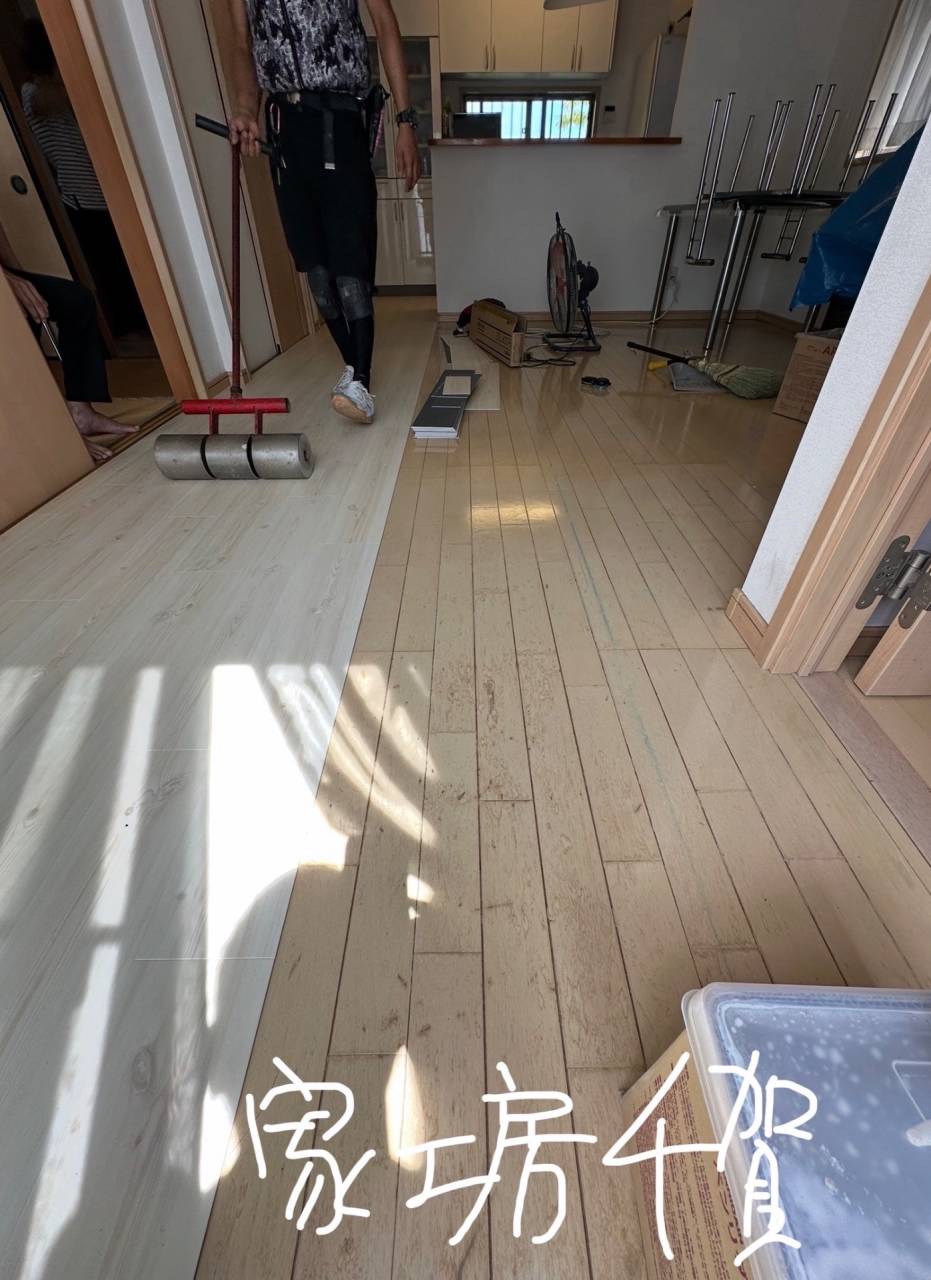 Case study⑩ 結露や経年劣化で傷んだ床を段差を気にせず綺麗にリフォーム