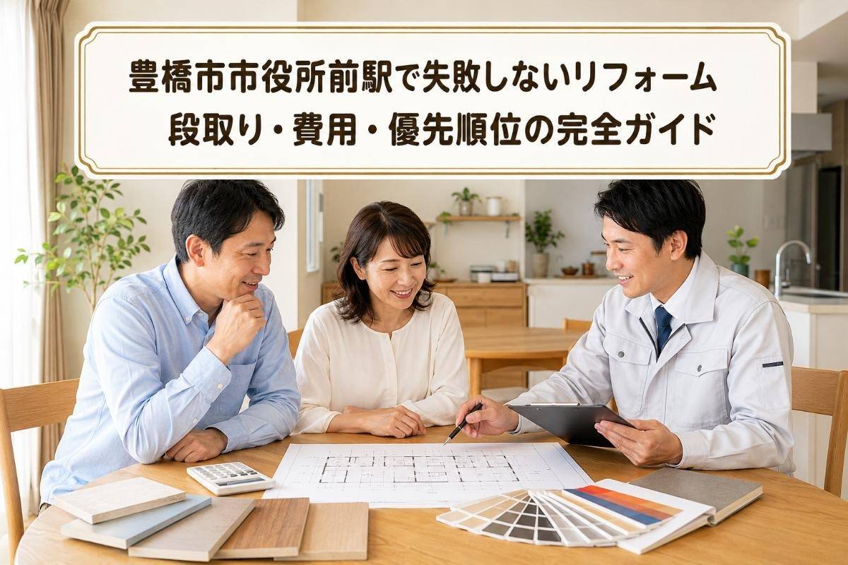 豊橋市市役所前駅で失敗しないリフォーム｜段取り・費用・優先順位の完全ガイド
