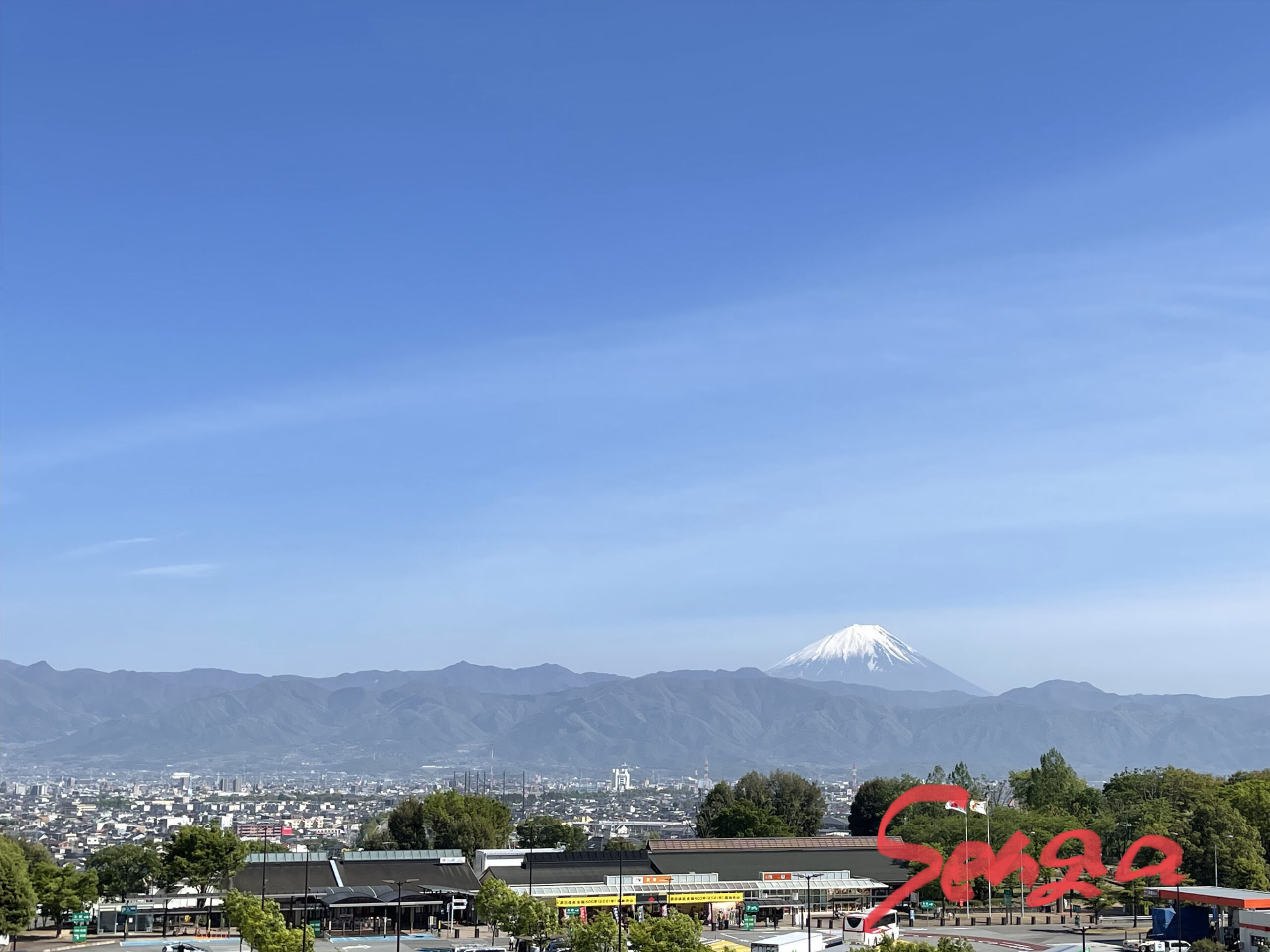 山梨県側から見た富士山を見た感想